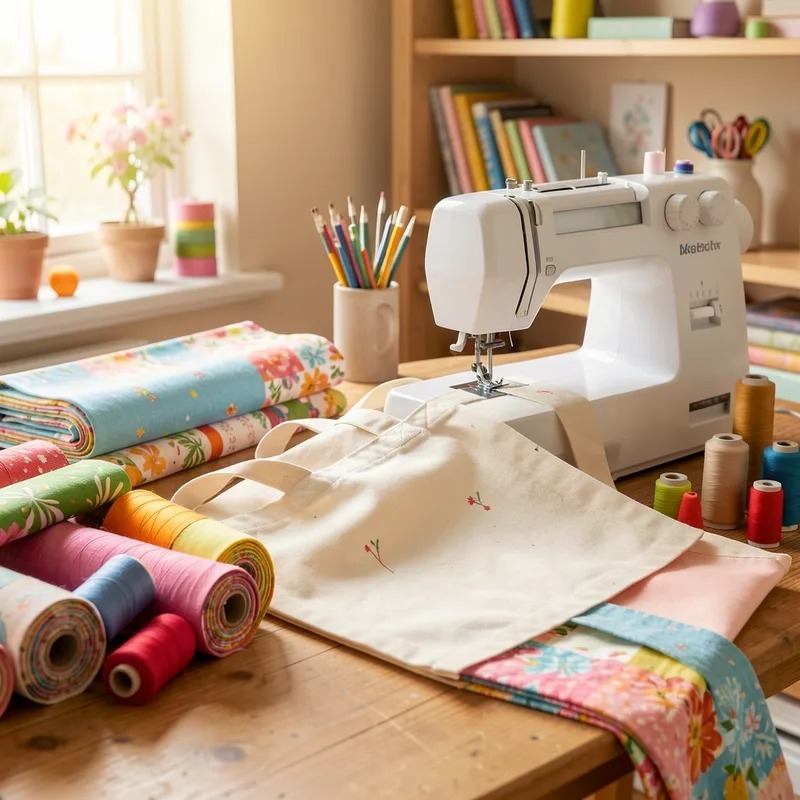 Coudre un tote bag en tissu, pas à pas