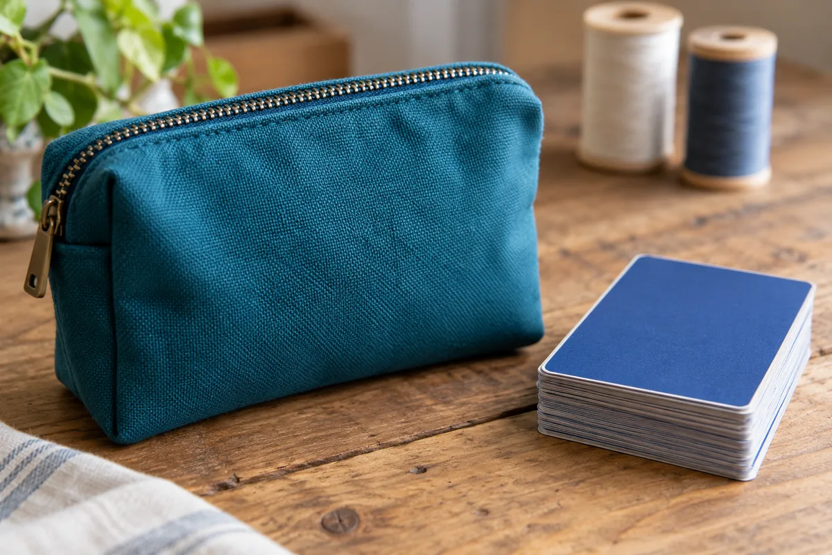 Étui carte Pokémon : une pochette zippée à coudre